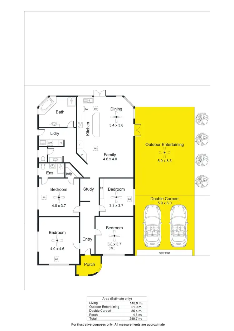 Floorplan of Homely house listing, 106 Corunna Avenue, Melrose Park SA 5039