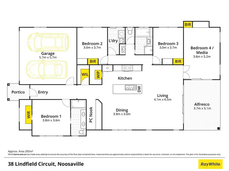 Floorplan of Homely house listing, 38 Lindfield Circuit, Noosaville QLD 4566