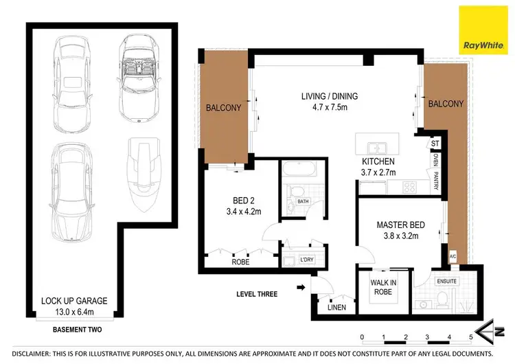 Floorplan of Homely apartment listing, 302/60 Ewos Parade, Cronulla NSW 2230