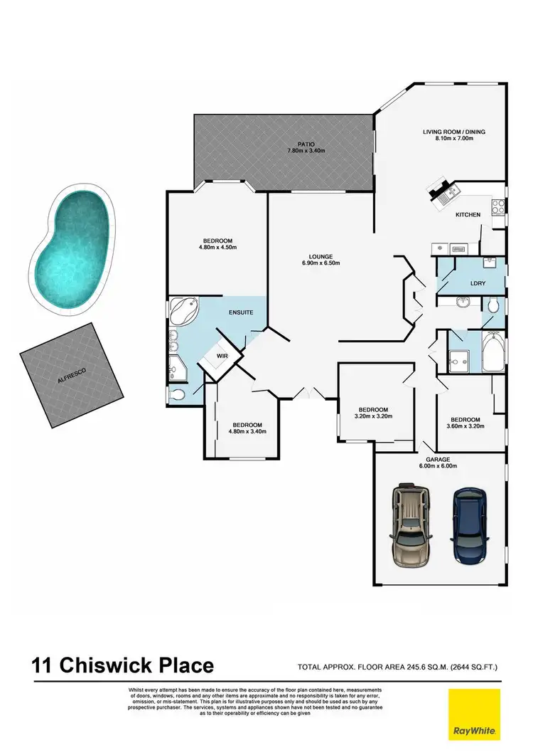Floorplan of Homely house listing, 11 Chiswick Place, Forest Lake QLD 4078