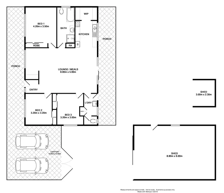 Floorplan of Homely house listing, 112 Hammer Street, Howlong NSW 2643
