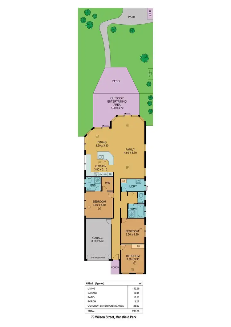 Floorplan of Homely house listing, 79 Wilson Street, Mansfield Park SA 5012