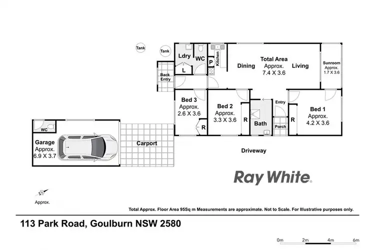 Floorplan of Homely house listing, 113 Park Road, Goulburn NSW 2580