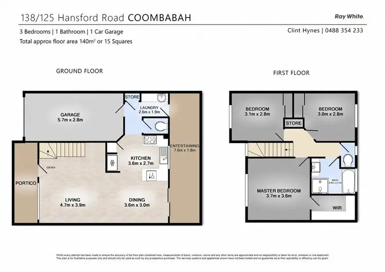 Floorplan of Homely townhouse listing, 138/125 Hansford Road, Coombabah QLD 4216