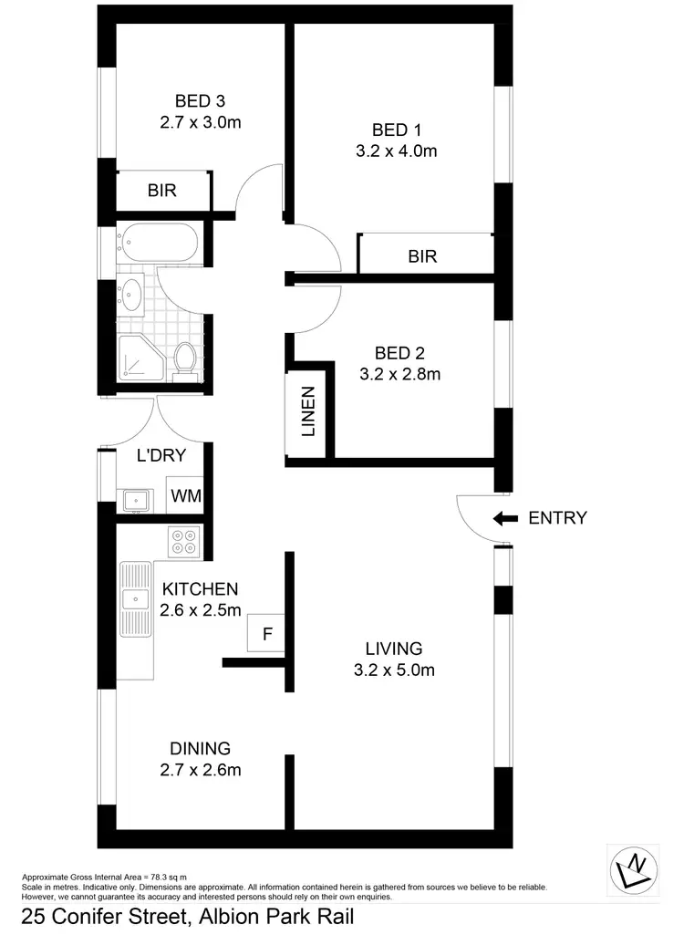 Floorplan of Homely house listing, 25 Conifer Street, Albion Park Rail NSW 2527