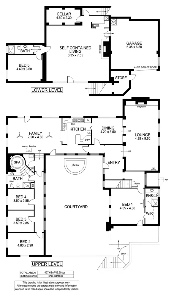 Floorplan of Homely house listing, 26 Ridgeland Drive, Teringie SA 5072
