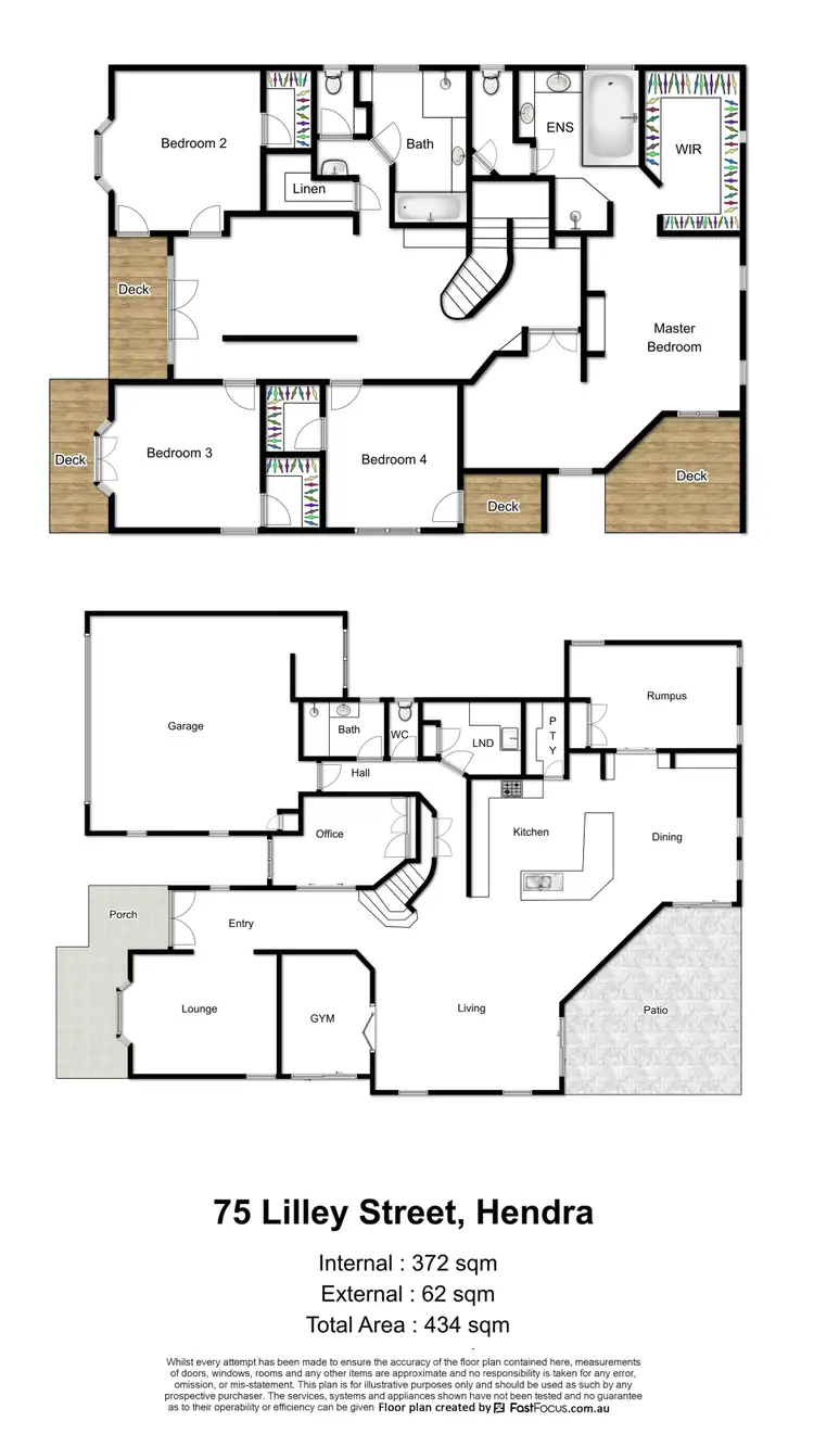 Floorplan of Homely house listing, 75 Lilley Street, Hendra QLD 4011