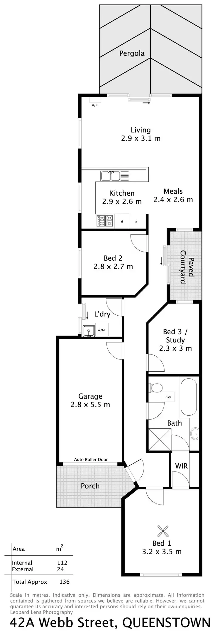 Floorplan of Homely house listing, 42A Webb Street, Queenstown SA 5014