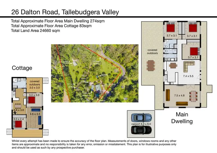 Floorplan of Homely house listing, 26 Dalton Road, Tallebudgera Valley QLD 4228