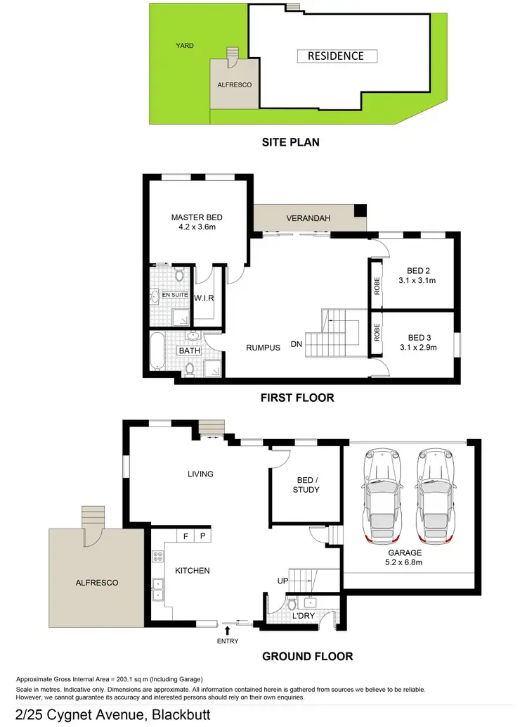 Floorplan of Homely house listing, 2/25 Cygnet Avenue, Blackbutt NSW 2529