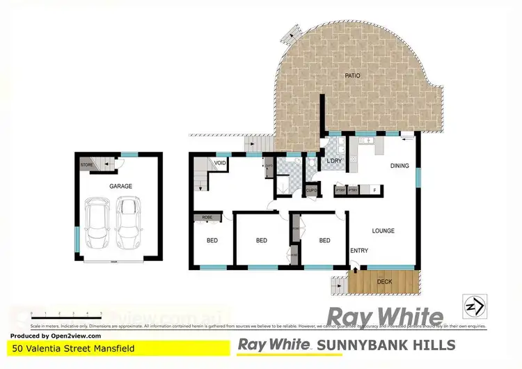 Floorplan of Homely house listing, 50 Valentia Street, Mansfield QLD 4122