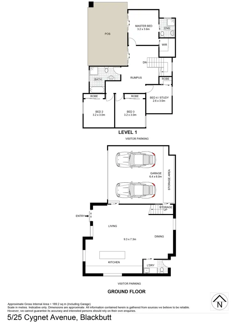 Floorplan of Homely house listing, 5/25 Cygnet Avenue, Blackbutt NSW 2529