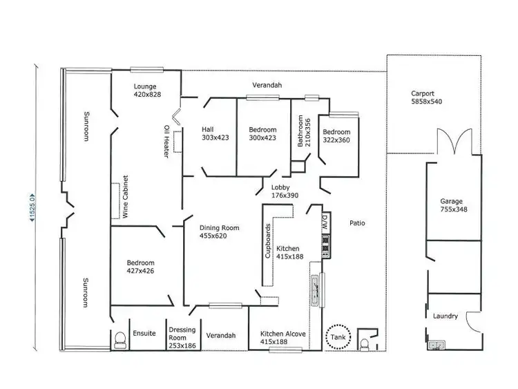 Floorplan of Homely house listing, 2 Myall Street, Renmark SA 5341