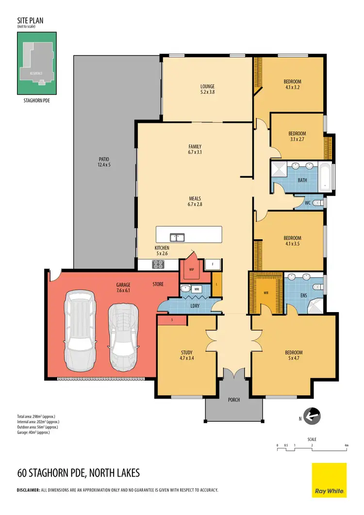 Floorplan of Homely house listing, 60 Staghorn Parade, North Lakes QLD 4509