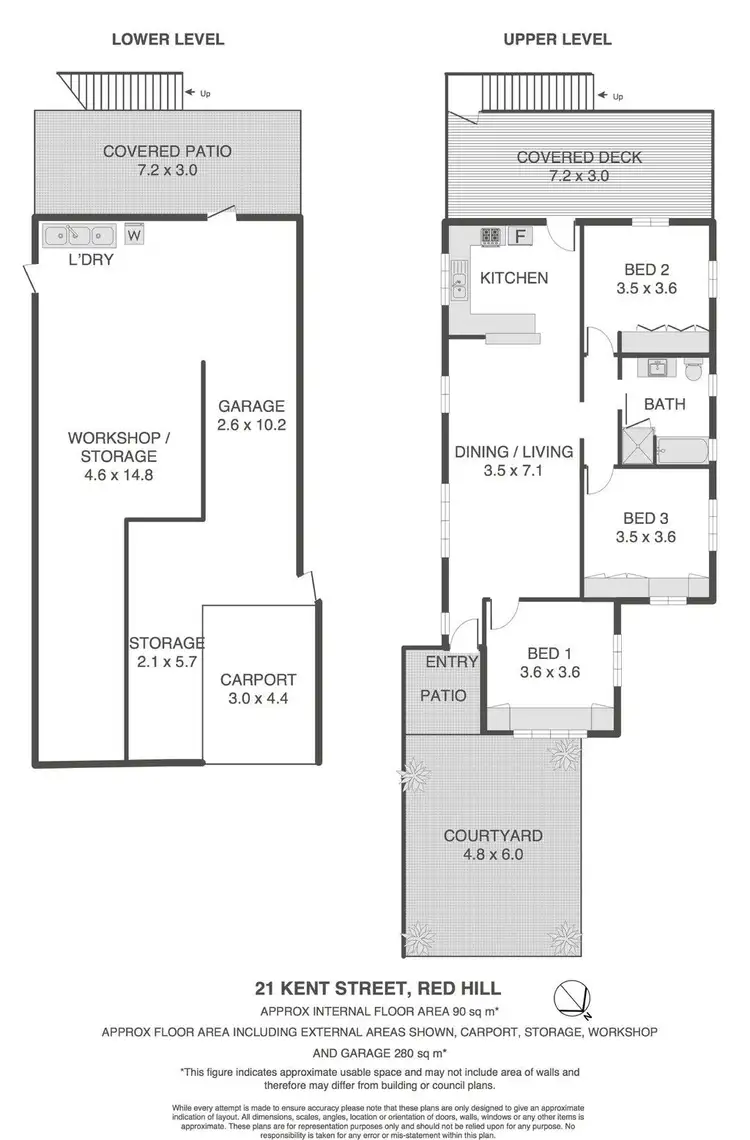 Floorplan of Homely house listing, 21 Kent Street, Red Hill QLD 4059