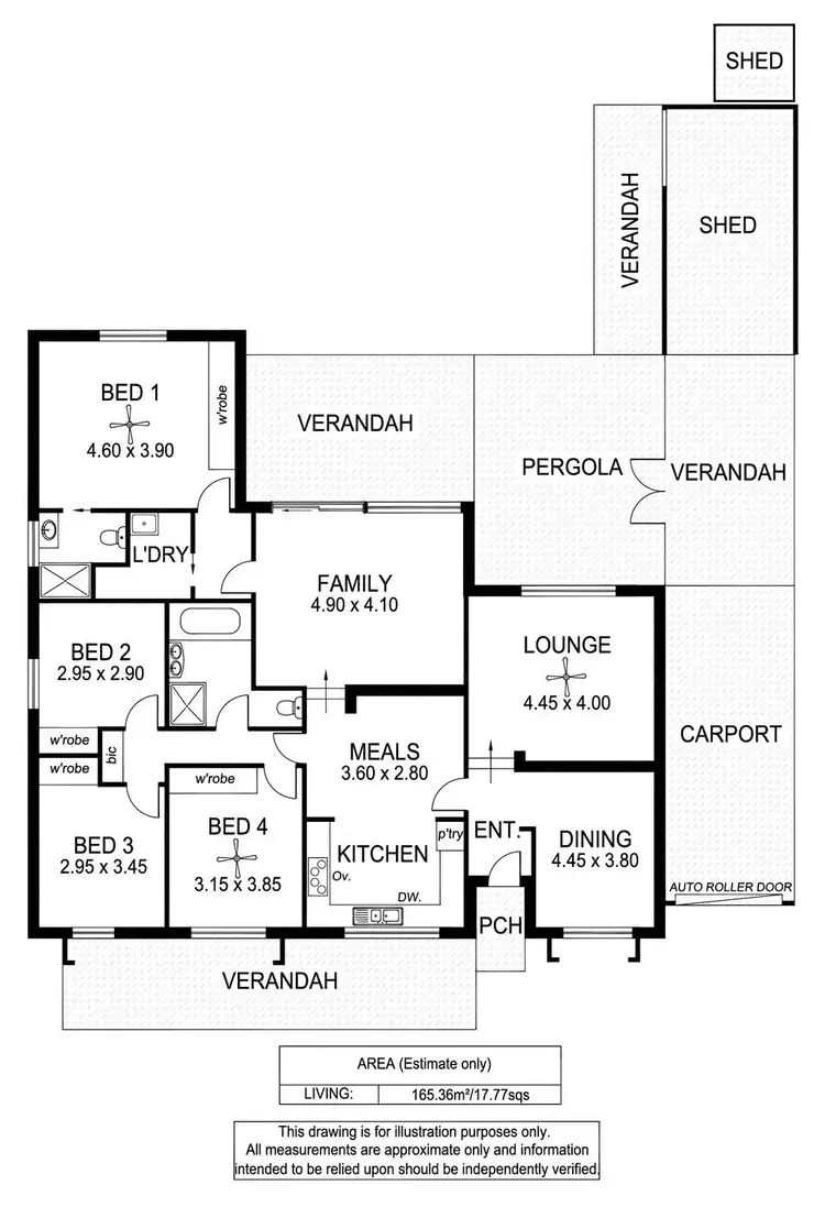 Floorplan of Homely house listing, 31 McHarg Road, Happy Valley SA 5159