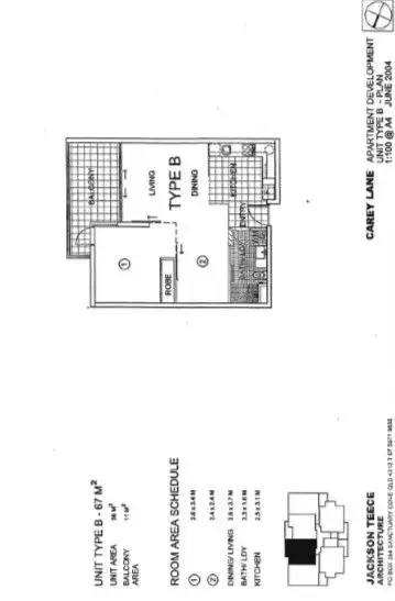 Floorplan of Homely unit listing, 2/5 Carey Lane, Southport QLD 4215