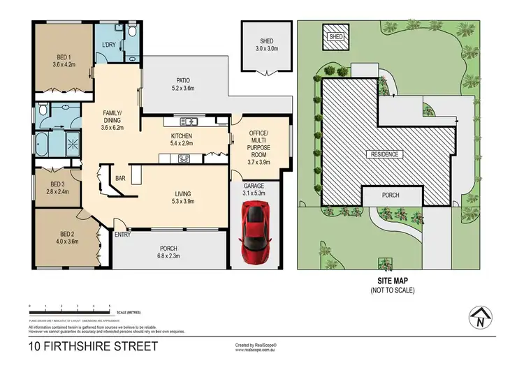 Floorplan of Homely house listing, 10 Firthshire Street, Mansfield QLD 4122