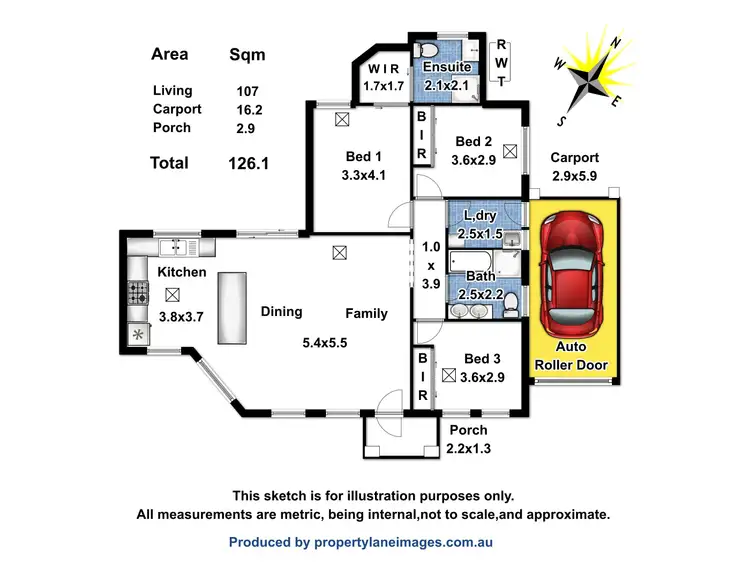 Floorplan of Homely house listing, 23 Galway Crescent, Salisbury Downs SA 5108