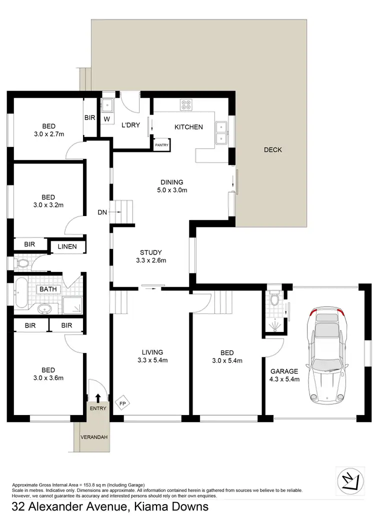 Floorplan of Homely house listing, 32 Alexander Avenue, Kiama Downs NSW 2533