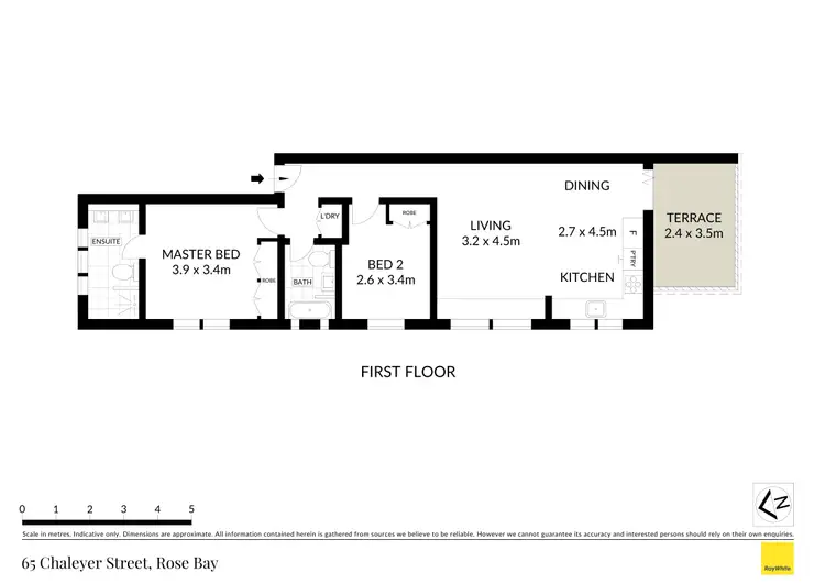 Floorplan of Homely apartment listing, 3/65 Chaleyer Street, Rose Bay NSW 2029