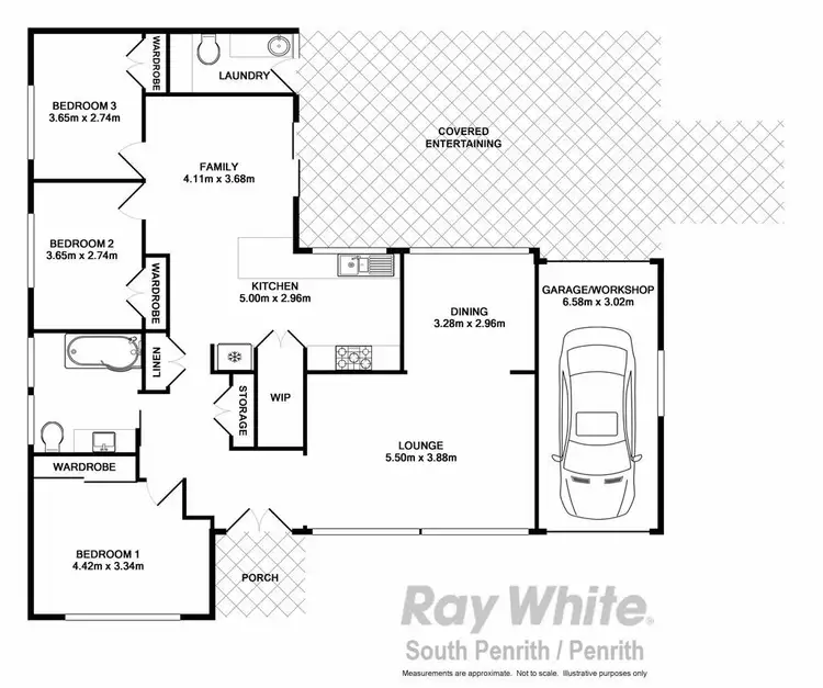 Floorplan of Homely house listing, 6 Tent Street, Kingswood NSW 2747