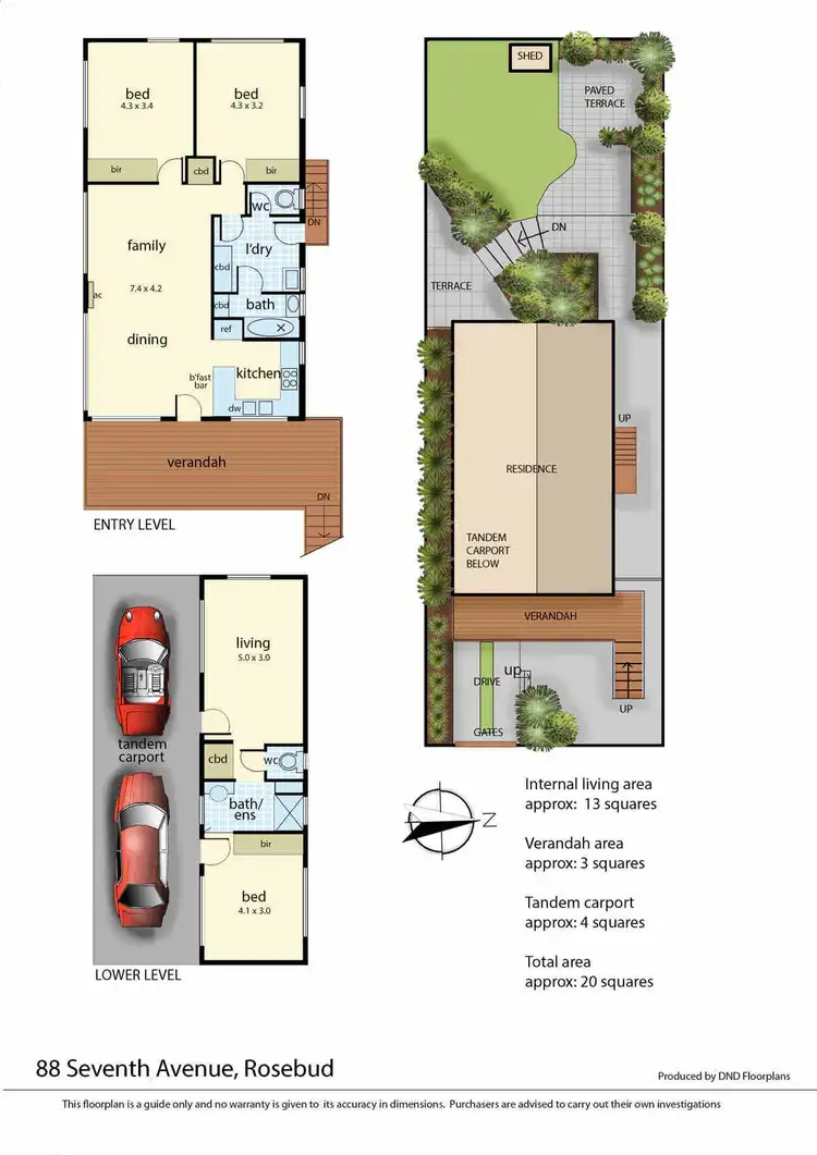 Floorplan of Homely house listing, 88 Seventh Avenue, Rosebud VIC 3939