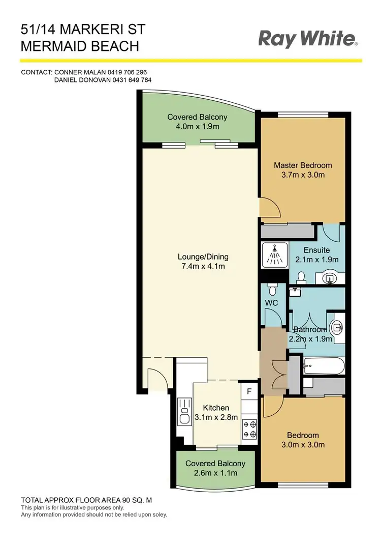 Floorplan of Homely apartment listing, 51/14-16 Markeri Street, Mermaid Beach QLD 4218