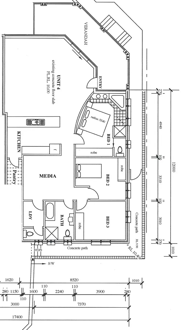Floorplan of Homely apartment listing, 4/50 Pacific Crescent, Maianbar NSW 2230