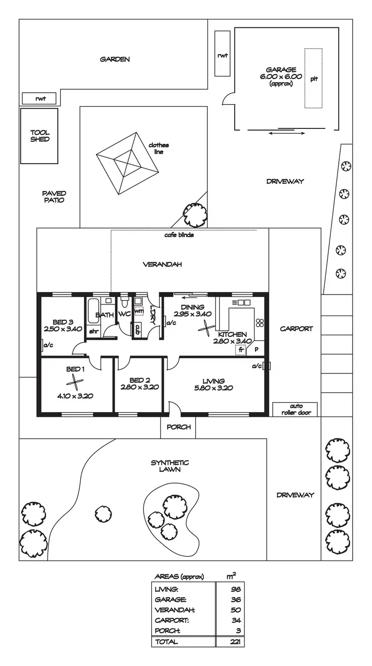 Floorplan of Homely house listing, 49 Browning Crescent, Parafield Gardens SA 5107