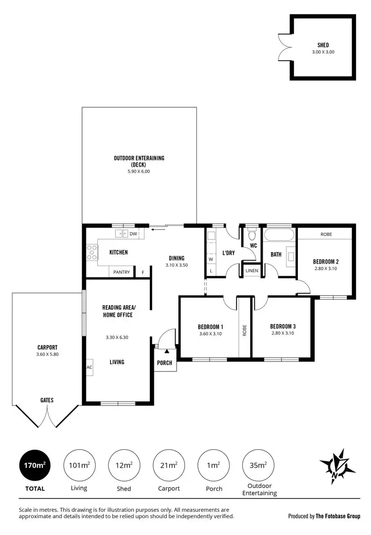 Floorplan of Homely house listing, 36 Manning Road, Aberfoyle Park SA 5159