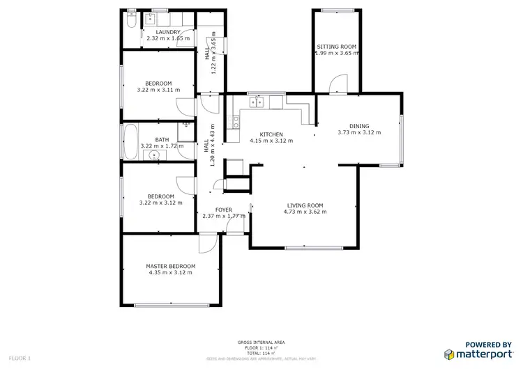 Floorplan of Homely house listing, 65 Gray Street, Swan Hill VIC 3585