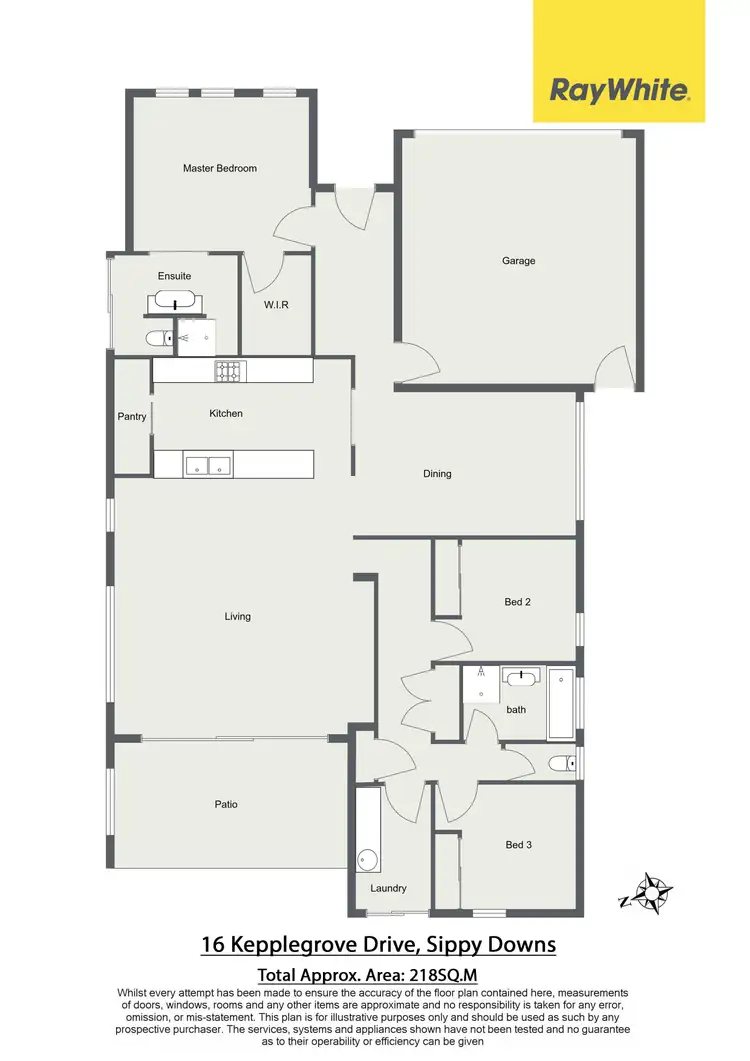 Floorplan of Homely house listing, 16 Kepplegrove Drive, Sippy Downs QLD 4556