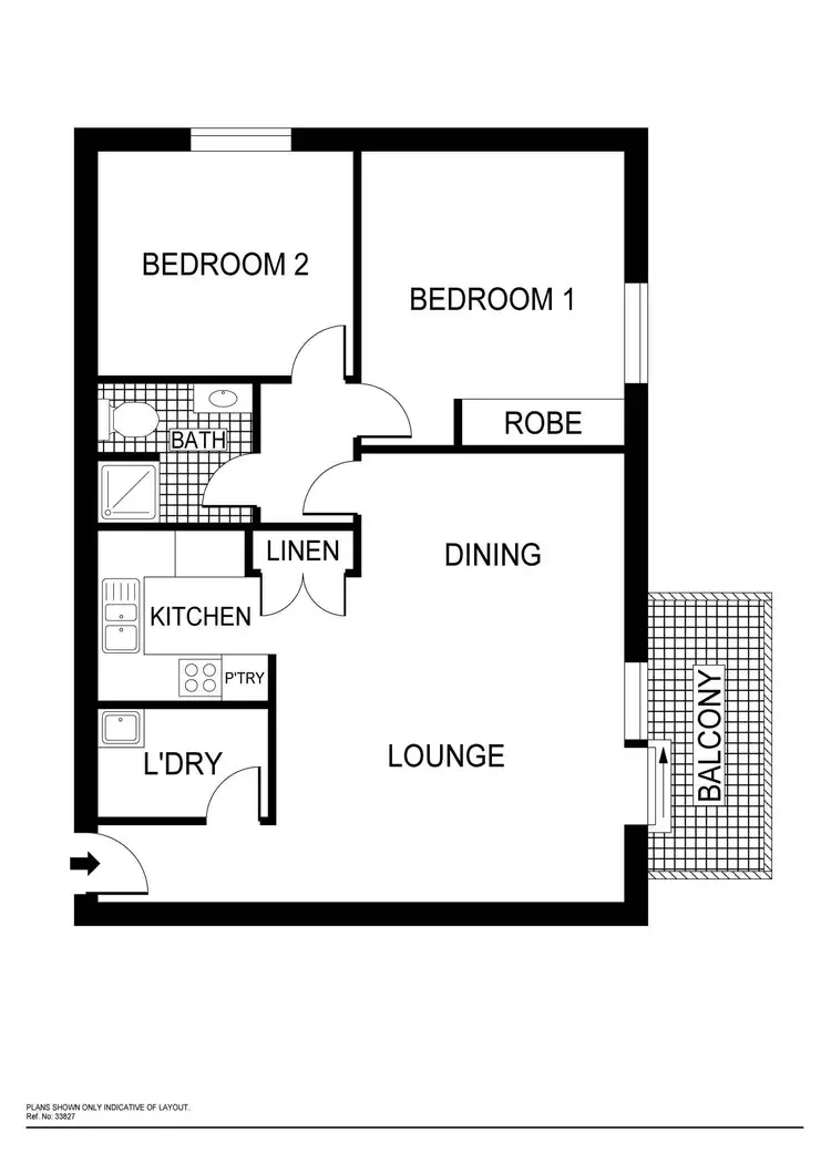 Floorplan of Homely unit listing, 35/86 Derrima Road, Queanbeyan NSW 2620