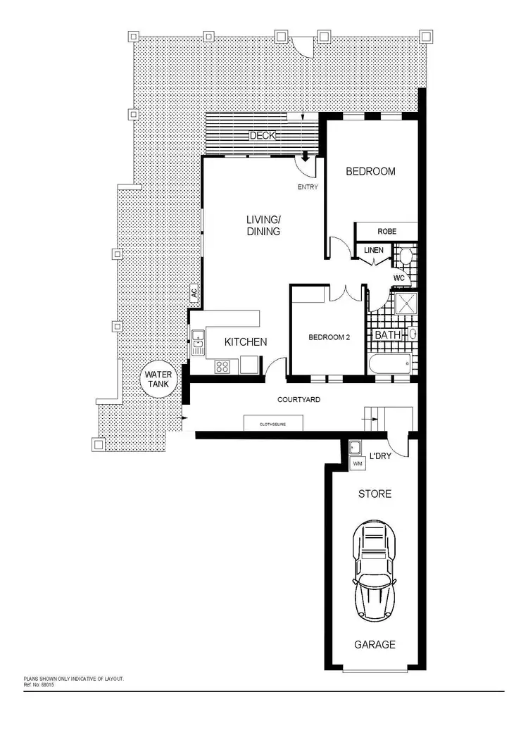 Floorplan of Homely townhouse listing, 31a Annie Douglas Street, Casey ACT 2913