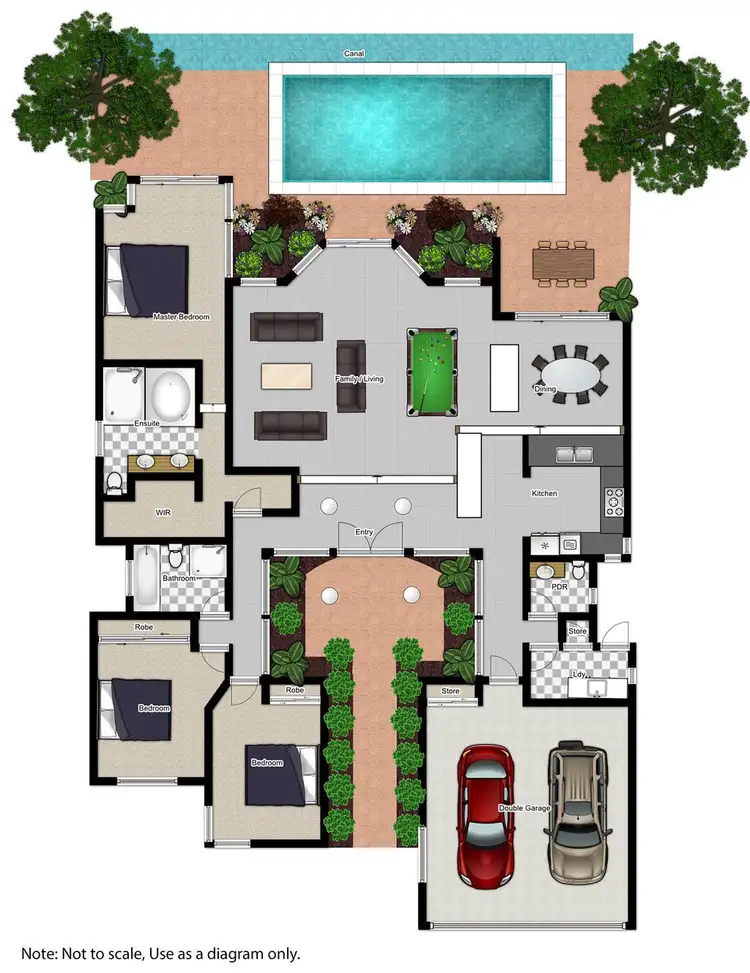 Floorplan of Homely house listing, 140 Morala Avenue, Runaway Bay QLD 4216