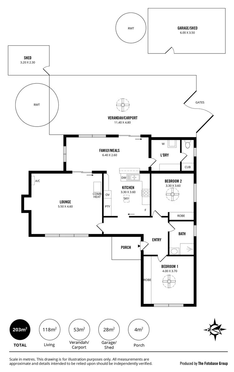 Floorplan of Homely house listing, 1 Sophia Street, Echunga SA 5153
