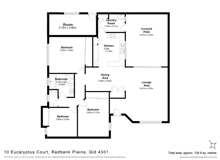 Floorplan of Homely house listing, 10 Eucalyptus Court, Redbank Plains QLD 4301