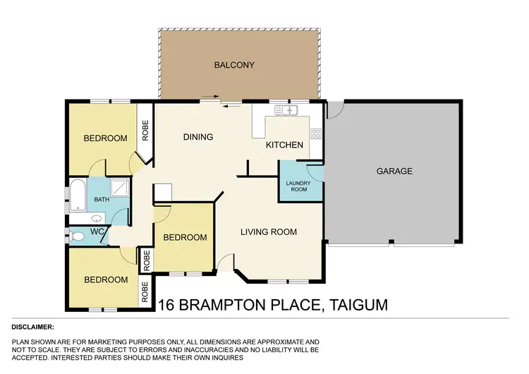 Floorplan of Homely house listing, 16 Brampton Place, Taigum QLD 4018