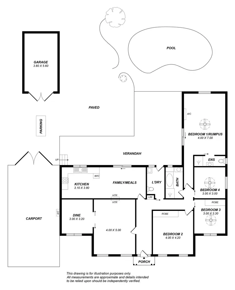 Floorplan of Homely house listing, 26 Nunyah Drive, Banksia Park SA 5091