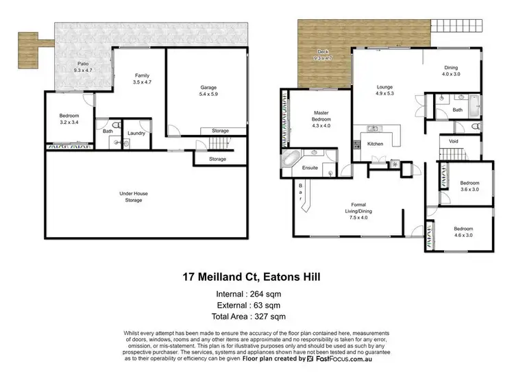 Floorplan of Homely house listing, 17 Meilland Court, Eatons Hill QLD 4037