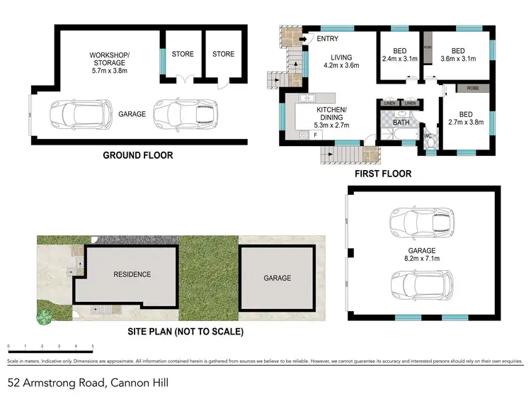 Floorplan of Homely house listing, 52 Armstrong Road, Cannon Hill QLD 4170