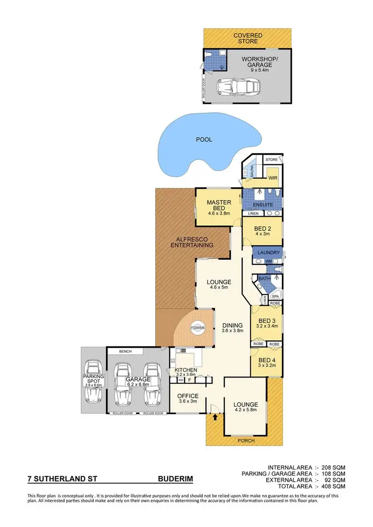 Floorplan of Homely house listing, 7 Sutherland Street, Buderim QLD 4556