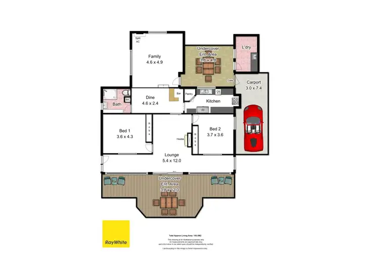 Floorplan of Homely house listing, 68 Esplanade, Sellicks Beach SA 5174