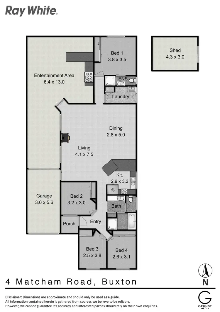 Floorplan of Homely house listing, 4 Matcham Road, Buxton NSW 2571