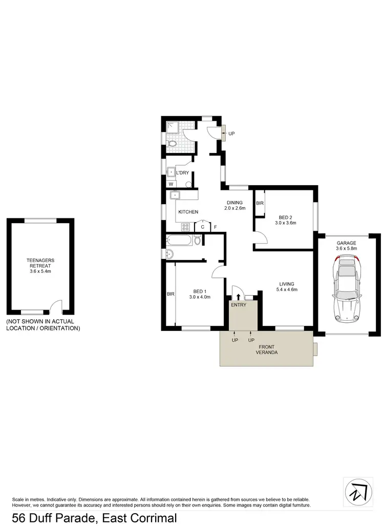 Floorplan of Homely house listing, 56 Duff Parade, East Corrimal NSW 2518