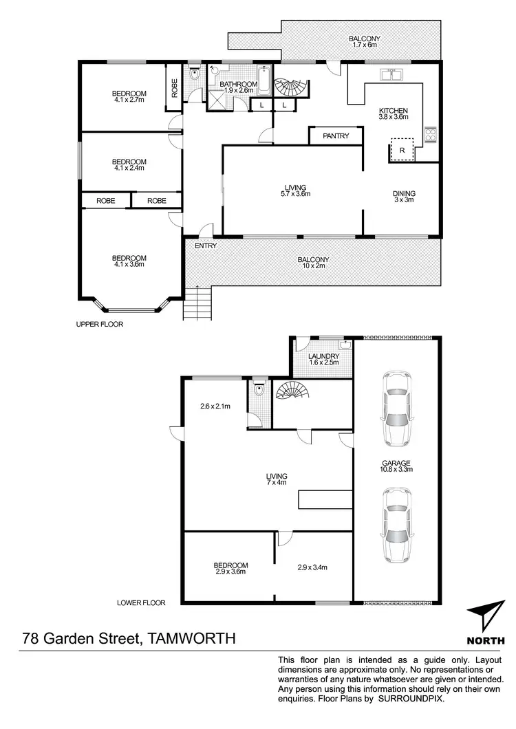 Floorplan of Homely house listing, 78 Garden Street, Tamworth NSW 2340
