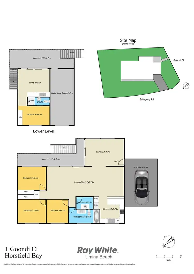 Floorplan of Homely house listing, 1 Goondi Close, Horsfield Bay NSW 2256