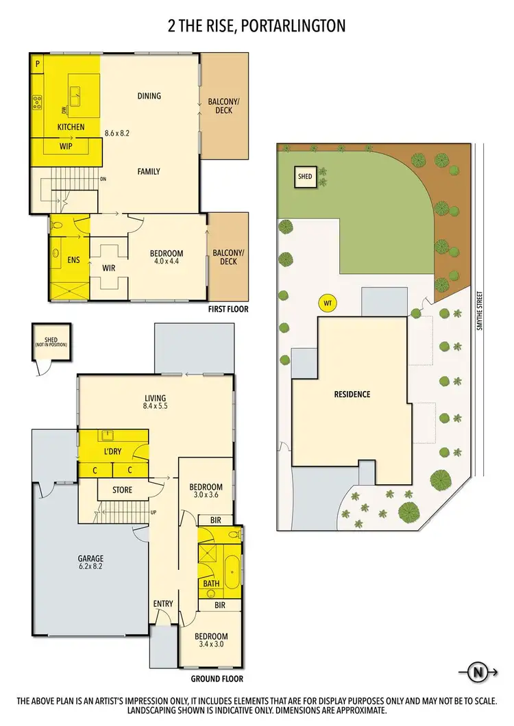 Floorplan of Homely house listing, 2 The Rise, Portarlington VIC 3223