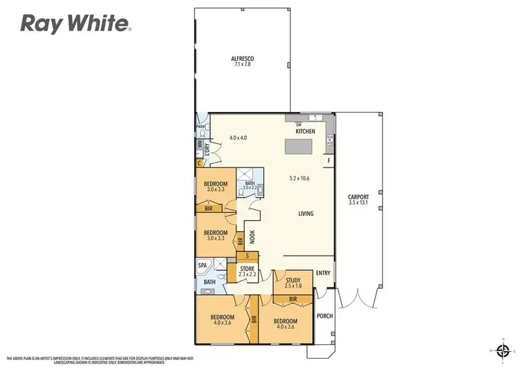 Floorplan of Homely house listing, 320 Settlement Road, Cowes VIC 3922